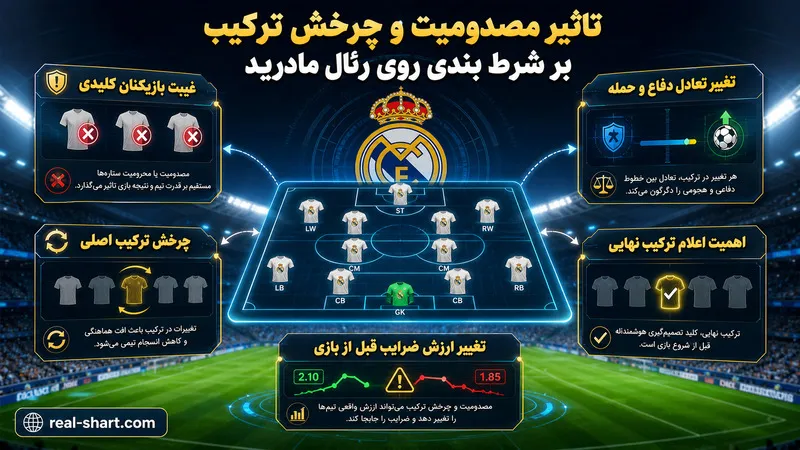 آمار عجیب قبل از شرط بندی روی رئال مادرید در بازی های بزرگ
