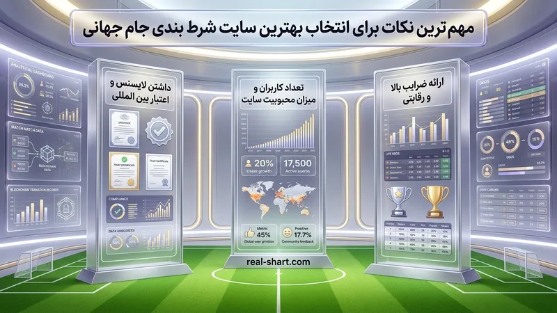 مهم ترین نکات برای انتخاب بهترین سایت شرط بندی جام جهانی
